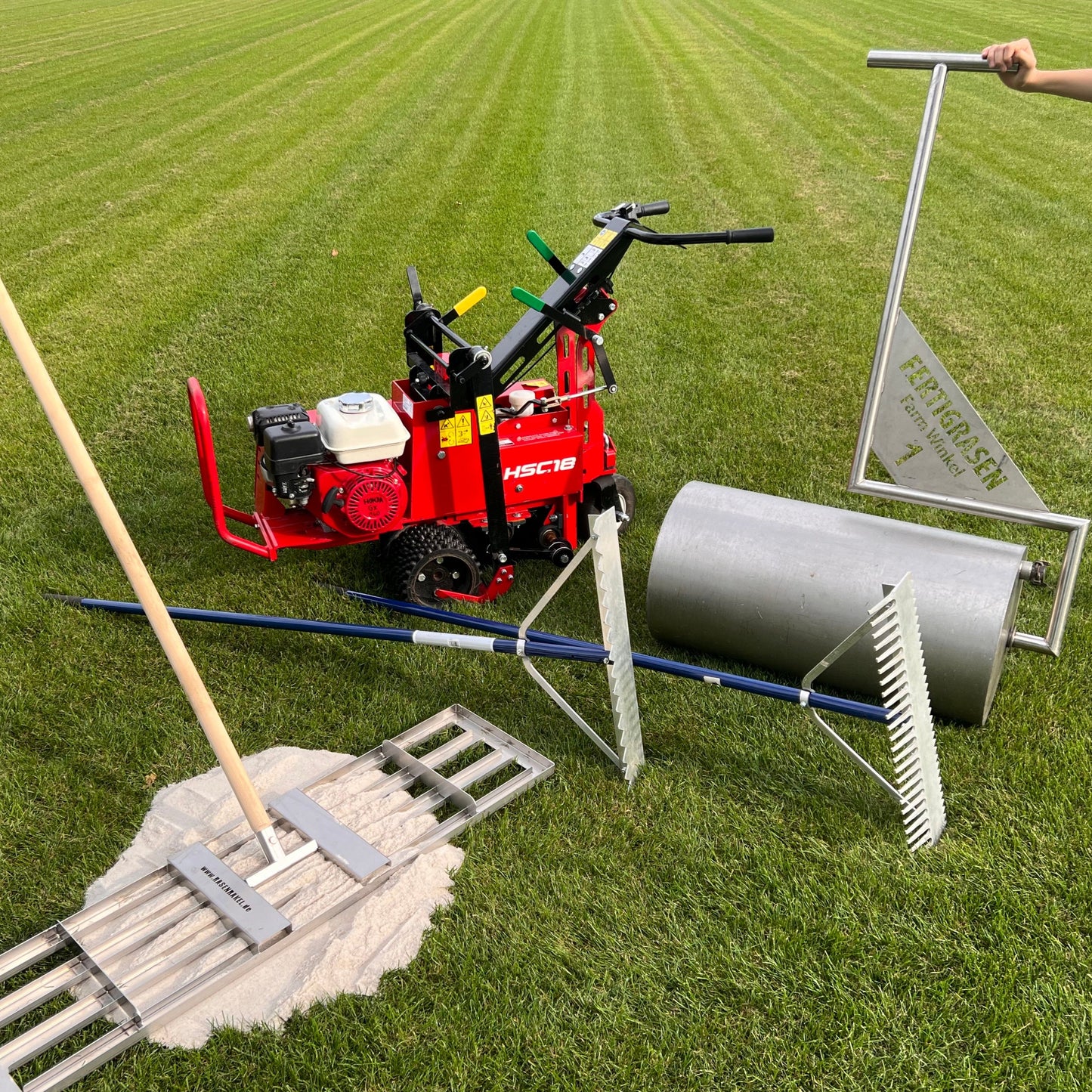 Rasenrakel XL 120 Mietgerät