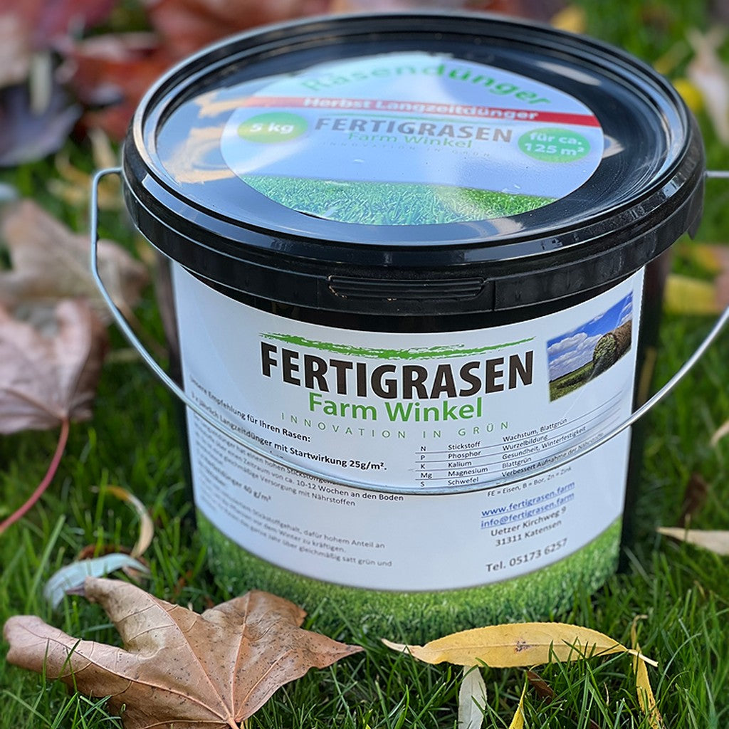 Der Herbst - Rasendünger