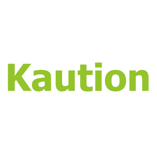 Kaution -  Mietgerät